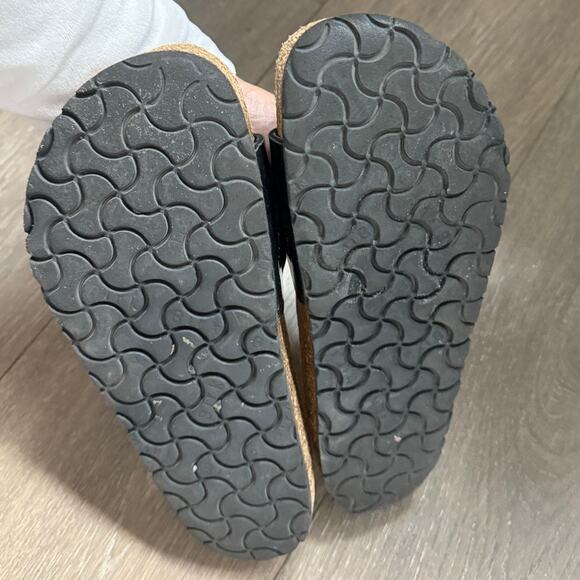 Birkenstock Madrid Black Patent Womens Sandals‎ Size 7.5 - Picture 4 of 5